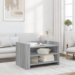 Table basse sonoma gris 80x50x50 cm bois d'ingénierie 626739626739