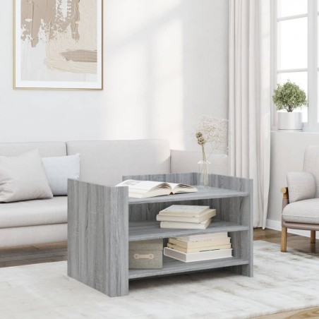 Table basse sonoma gris 80x50x50 cm bois d'ingénierie 626739626739