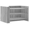 Table basse sonoma gris 80x50x50 cm bois d'ingénierie 626739626739
