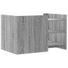Table basse sonoma gris 80x50x50 cm bois d'ingénierie 626739626739