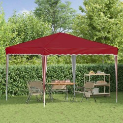 Tente de fête pop-up 288 x 288 x 245 cm Bordeaux Tissu Oxford 626741626741