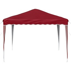 Tente de fête pop-up 288 x 288 x 245 cm Bordeaux Tissu Oxford 626741626741