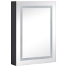 Armoire de salle de bain à miroir LED 50x13x70 cm 626743626743
