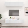 Meubles TV 4 pcs blanc 80x30x30 cm bois d'ingénierie 626745626745