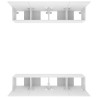 Meubles TV 4 pcs blanc 80x30x30 cm bois d'ingénierie 626745626745