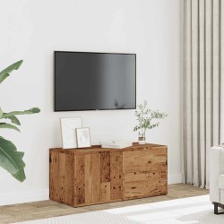 Meuble TV vieux bois 80x34x35,5 cm bois d'ingénierie 626748626748