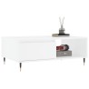 Table basse blanc 90x60x35 cm bois d'ingénierie 626749626749