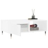 Table basse blanc 90x60x35 cm bois d'ingénierie 626749626749