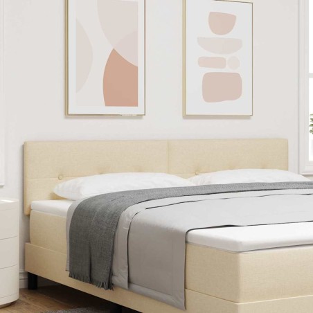 Tête de lit LED avec bandes LED Crème 180 cm tissu 626756626756