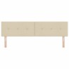 Tête de lit LED avec bandes LED Crème 180 cm tissu 626756626756