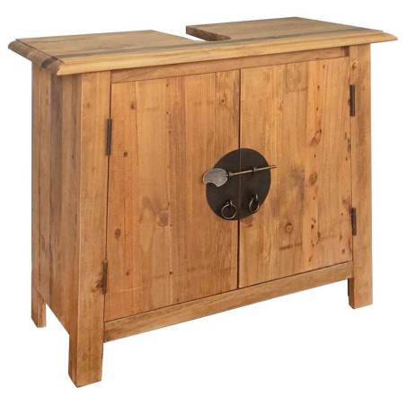 Meuble-lavabo de salle de bains pin massif 70x32x63 cm   626758626758