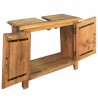 Meuble-lavabo de salle de bains pin massif 70x32x63 cm   626758626758