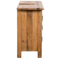 Meuble-lavabo de salle de bains pin massif 70x32x63 cm   626758626758