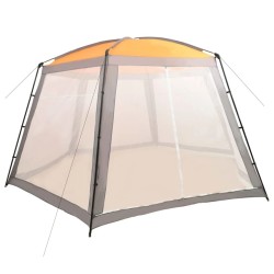 Tente de piscine Tissu 590x520x250 cm Gris 626759626759