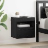 Meuble TV mural Chêne noir 40 x 30 x 40 cm Bois d'ingénierie 626761626761