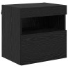 Meuble TV mural Chêne noir 40 x 30 x 40 cm Bois d'ingénierie 626761626761