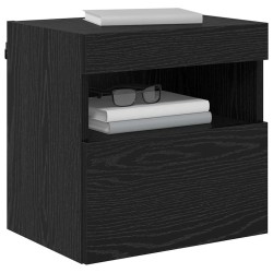 Meuble TV mural Chêne noir 40 x 30 x 40 cm Bois d'ingénierie 626761626761