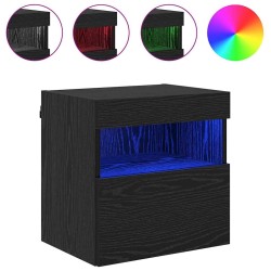 Meuble TV mural Chêne noir 40 x 30 x 40 cm Bois d'ingénierie 626761626761