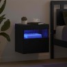 Meuble TV mural Chêne noir 40 x 30 x 40 cm Bois d'ingénierie 626761626761