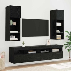 Meuble TV mural Chêne noir 40 x 30 x 40 cm Bois d'ingénierie 626761626761