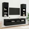 Meuble TV mural Chêne noir 40 x 30 x 40 cm Bois d'ingénierie 626761626761