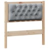 Tête de lit Autre Marron et gris clair 75 cm Bois massif en pin 626762626762