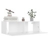 Meubles TV 4 pcs Blanc 100x30x30 cm Bois d'ingénierie 626763626763