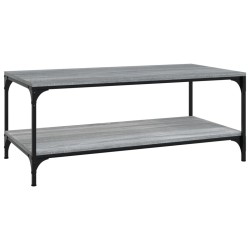 Table basse Sonoma gris 80x50x40 cm Bois d'ingénierie 626764626764
