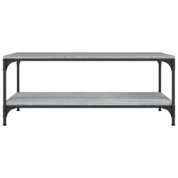 Table basse Sonoma gris 80x50x40 cm Bois d'ingénierie 626764626764