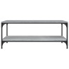 Table basse Sonoma gris 80x50x40 cm Bois d'ingénierie 626764626764