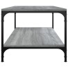 Table basse Sonoma gris 80x50x40 cm Bois d'ingénierie 626764626764