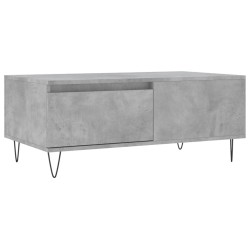 Table basse Gris béton 90x50x36,5 cm Bois d'ingénierie 626765626765
