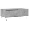 Table basse Gris béton 90x50x36,5 cm Bois d'ingénierie 626765626765