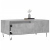 Table basse Gris béton 90x50x36,5 cm Bois d'ingénierie 626765626765