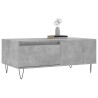 Table basse Gris béton 90x50x36,5 cm Bois d'ingénierie 626765626765