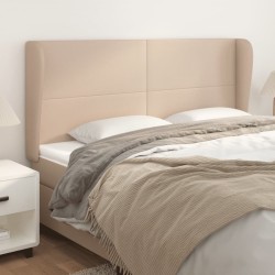 Tête de lit avec oreilles Cappuccino 203x23x118/128 cm 626766626766