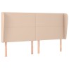 Tête de lit avec oreilles Cappuccino 203x23x118/128 cm 626766626766
