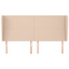 Tête de lit avec oreilles Cappuccino 203x23x118/128 cm 626766626766