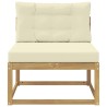Sofa de milieu extérieur Polyester Blanc 626770626770