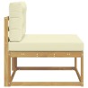 Sofa de milieu extérieur Polyester Blanc 626770626770