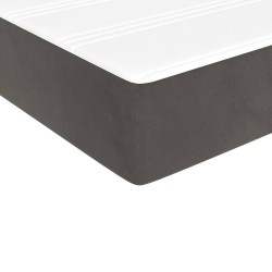 Matelas de lit à ressorts ensachés fermeté moyenne Gris foncé 90x190x20 cm 626772626772