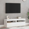 Meubles TV avec lumières LED 2 pcs Blanc 60x35x40 cm 626773626773