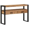 Table console Marron 120 x 33 x 75 cm Bois d'Acacia Massif 626777626777