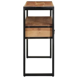 Table console Marron 120 x 33 x 75 cm Bois d'Acacia Massif 626777626777