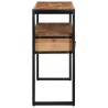 Table console Marron 120 x 33 x 75 cm Bois d'Acacia Massif 626777626777