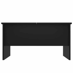 Table basse noir 80x50x42,5 cm bois d'ingénierie 626778626778