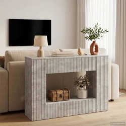 Table console Gris Béton 101 x 29 x 74 cm Bois d’ingénierie 626780626780