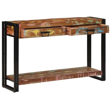 Table console Multicolore 120 x 33 x 75 cm Bois Recyclé Solide 626781626781