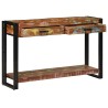 Table console Multicolore 120 x 33 x 75 cm Bois Recyclé Solide 626781626781