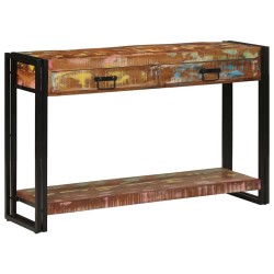 Table console Multicolore 120 x 33 x 75 cm Bois Recyclé Solide 626781626781